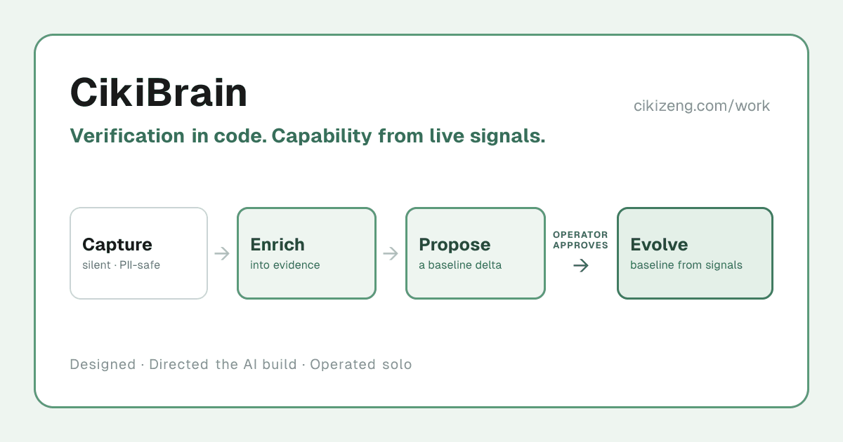 CikiBrain — system landing